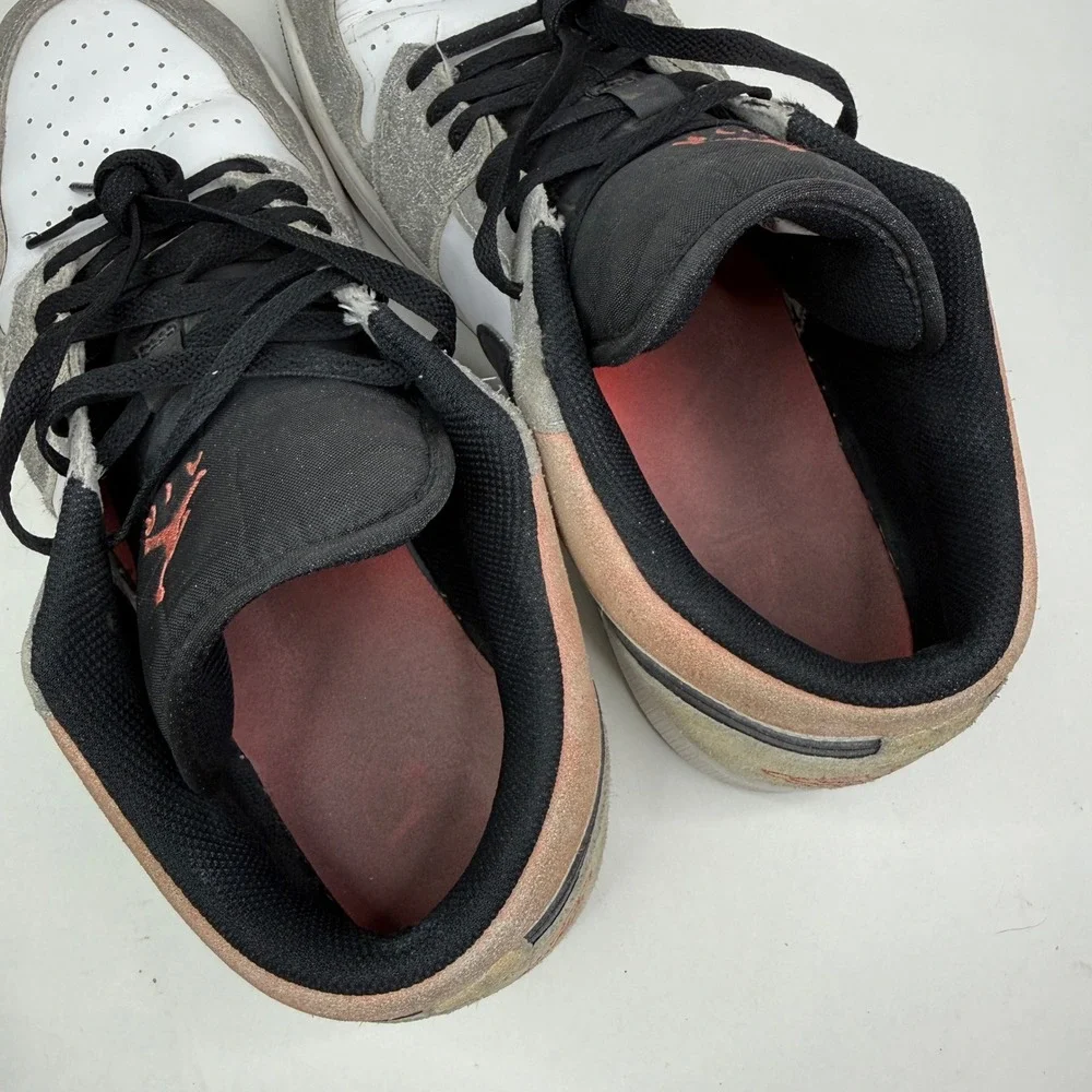 Nike Air Jordan 1 Low SE Flight Club Mens 13 White Grey Peach DX4334-008